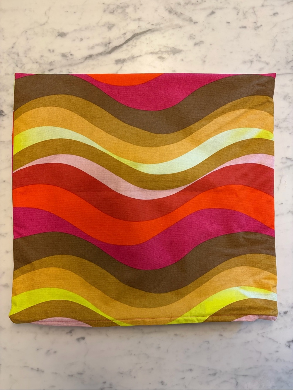 IKEA 20x20 Vibrant Wavy Multicolor Pillow Case (set of two)